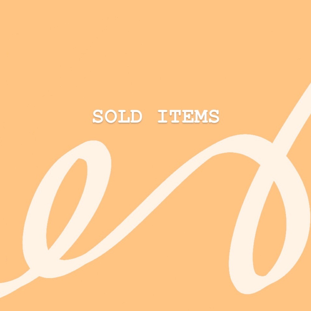 ✨ SOLD ITEMS BEYOND THIS POINT ✨